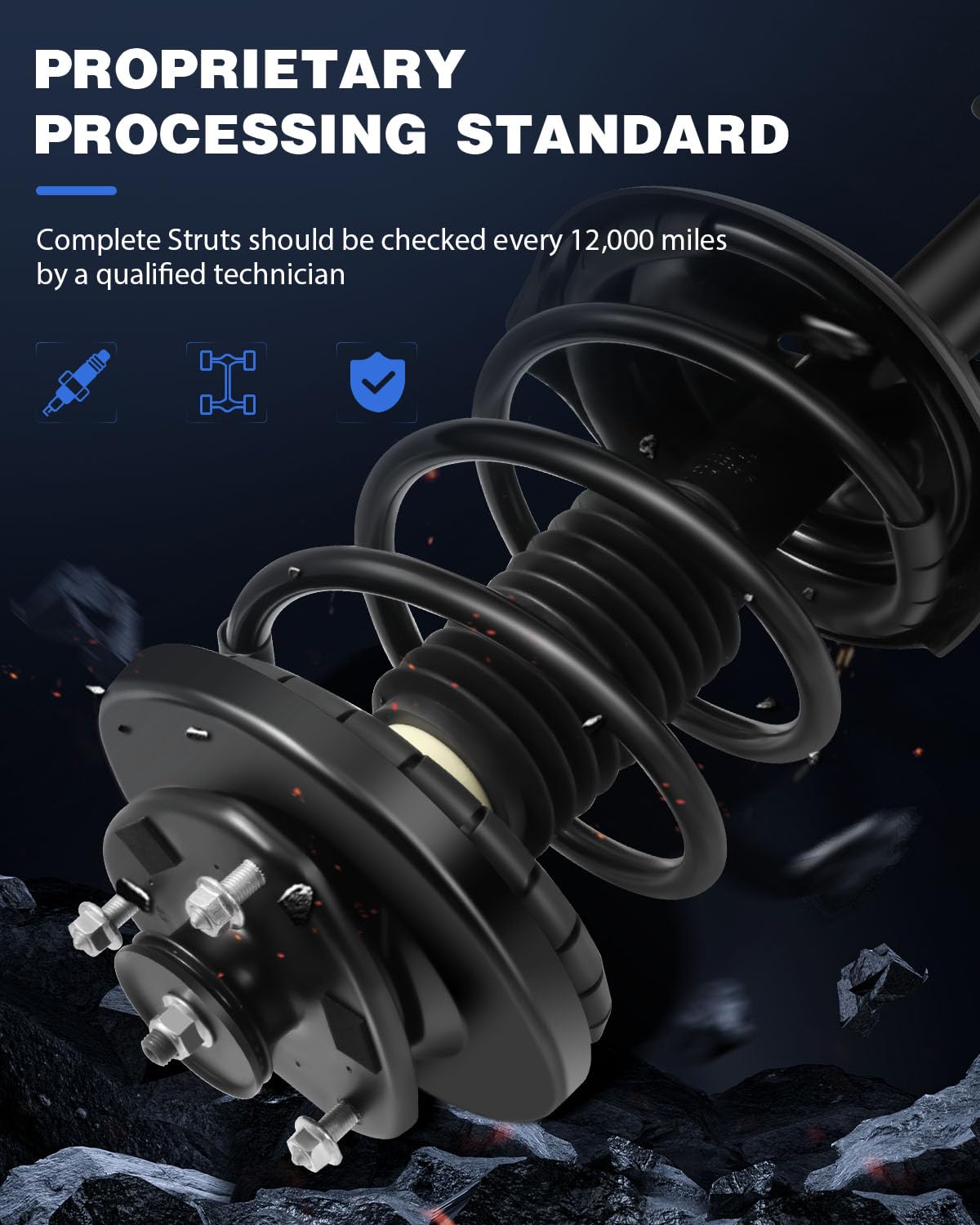 メル Spring Has Come Century Spring 1-1/16 in. x 5-1/2 in. x 0.120 in. Extension